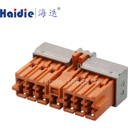 2sets 13pin auto plastic cable wire harness unsealed connector with terminals 144536-5