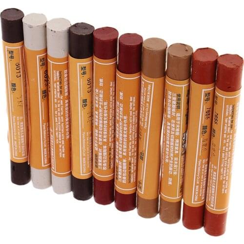 10x Furniture Crayon Repair Floor Doors Wood Wax Stick Touch Up Scratch Pens