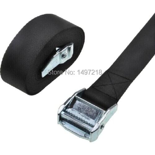 2014 New High quality 10pcs 2.5cm *80cm Metal cargo lashing strap ratchet tie down cam buckle winch strap Free Shipping