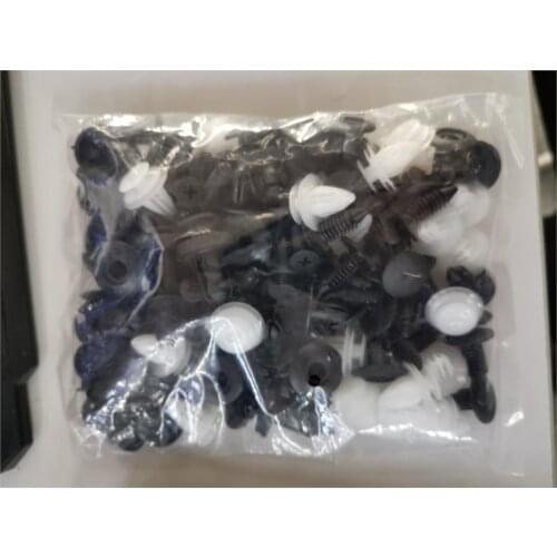 100Pcs Auto Bumper Fastener Hole Rivet Retainer Push Engine Cover Car Door Trim Panel Clip Fasteners