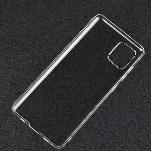 100PCS/,LOT.Transparent Crystal Clear Slim Hard PC protective back Case cover For samsung galaxy A81