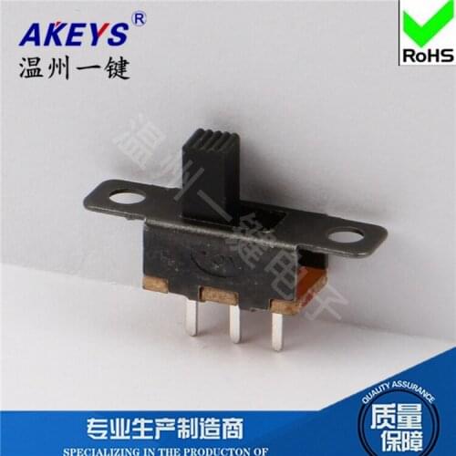 30 Pcs SS-12F30 (1P2T) 2-speed toggle switch without fixed feet with ears three-legged vertical