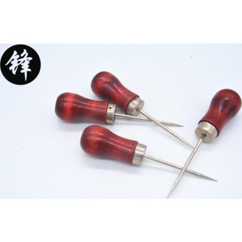 Awls One thousand wooden handle awl through double gourd manual accounting office appliances stitch bookbinding tools