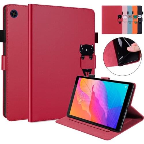 Case For Huawei Matepad T8 Cover Cute Cartoon Wallet Stand Flip Kids Tablet Funda For Huawei Matepad T8 Case Kobe2-L03 Kob2-L09
