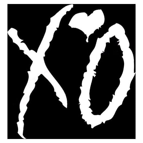 Dawasaru The Weeknd XO KK Car Sticker Waterproof Laptop Truck Window Motorcycles Auto Accessories,15cm*15cm