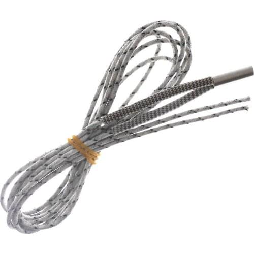 3D Printer Parts 1 meter 6*20 Cartridge Heater 0.5 flat 12V 50W 24V 50W heating rod resistant High temperature heating tube