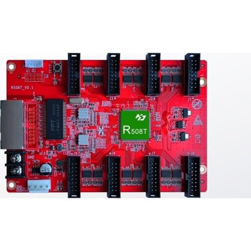 Huidu HD-R512S HD-R508 HD-R516 Full Color Receiving Card Work with HD-C15C C35C HD-T901 Sending