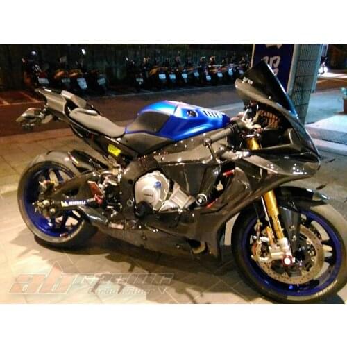 Side Panels Fairing For Yamaha R1 2015 2016 2017 2018 Full Carbon Fiber, 100% Twill