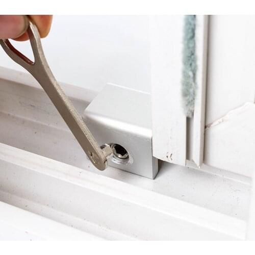 2PCS Plastic Steel Door And Window Track Locks Sliding Window Limit Lock Anti-theft Door Lock Children Safety Lock
