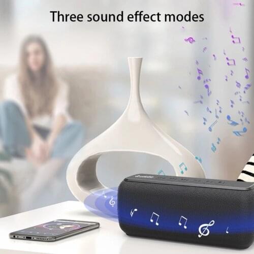60W Bluetooth-compatible Waterproof Anti-drop Portable Column Bass Speaker Subwoofer Super Bass USB/TF Card Music Center