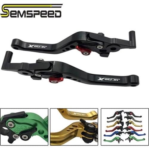 SEMSPEED NC750X logo For Honda NC700/NC750 S/X 2016-2019 2020 Motorcycle Adjustable Short Brake Clutch Levers Handle Grips Ends