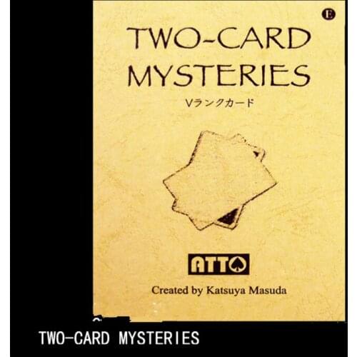 Two Card Mystery By Katsuya Masuda Close-Up Card Magic Tricks Illusions Card Magic Props Gimmick Fun Magician Deck