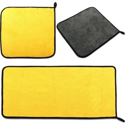 Car Care Cleaning Cloth Wash Towels For KIA RIO Ford Focus Hyundai IX35 Solaris Mitsubishi ASX Outlander Pajero car accessories