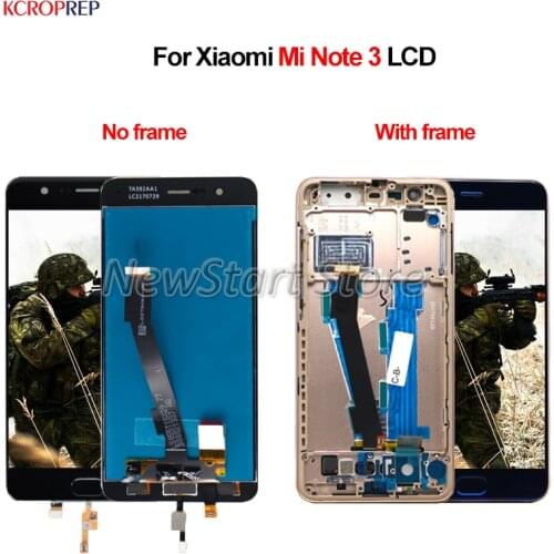 For Xiaomi Mi Note 3 LCD Display Touch Screen Digitizer Assembly 100% Tested 5.5" For Xiaomi Mi Note3 lcd Replacement Accessory