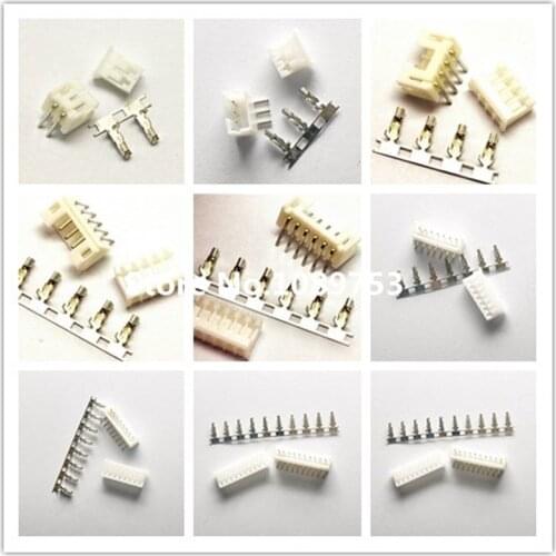10set 2/3/4/5/6/7/8/9/10/12P pin Header 2.0mm male and female + housing PH2.0 2mm Connectors PH-A right angle pins 90 degree