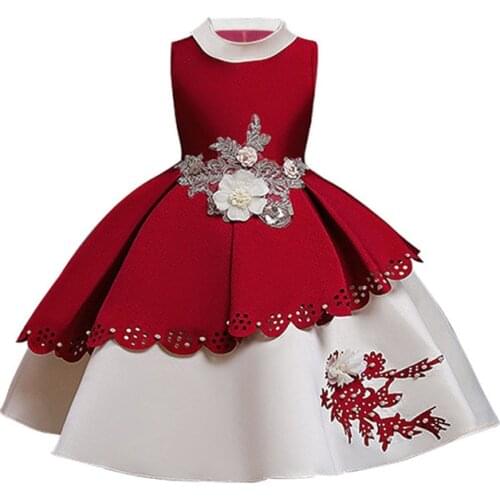 Flower Girls dresses winter 2019 princess dress for baby girl Tassel Elegant dresses kids dresses for girls princess costume