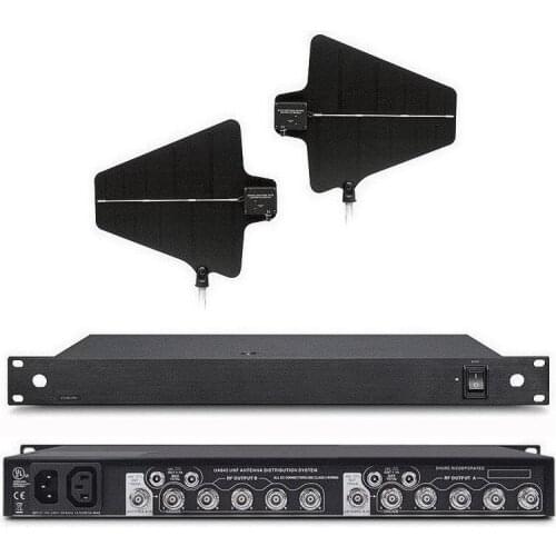 Wireless microphone system Antenna Distribution amplifier System 470-952MHZ For karaoke Microphone for church