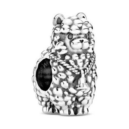 2020 Autumn New 925 Sterling Silver Beads Plain Silver Alpaca Charm Fit Original Pan Bracelets Women DIY Fashion Jewelry