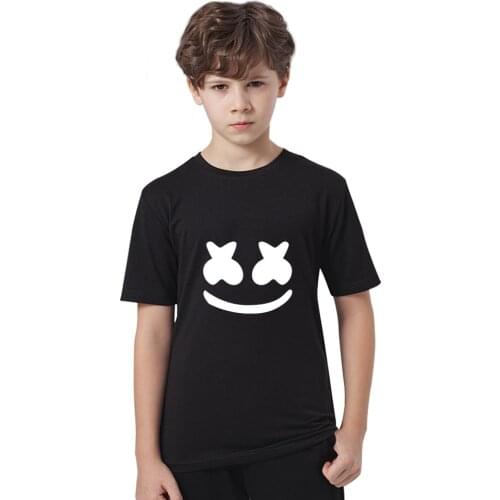 3 To 14 Years Kids T Shirt Candy Band Baida DJ 2D Tshirt T-shirt Boys Girls Short Sleeve Cartoon T Shirts Teen Clothes