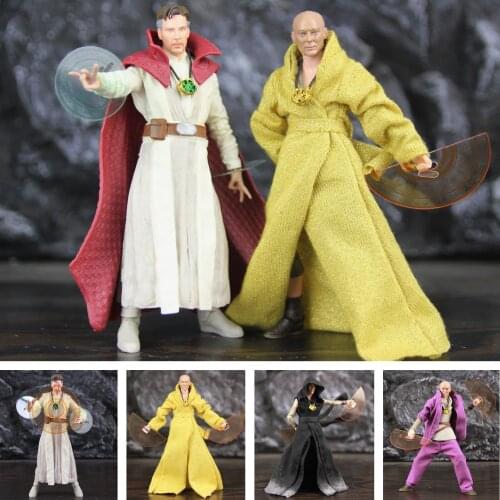 Marvel Master Dr. Strange Stephen Vincent & Snowsuit Ancient One Yao 6" Action Figure Custom Doctor Strange Legends Toys Doll