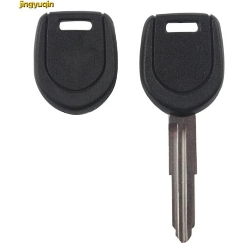 Jingyuqin Car Key Shell Caes for MITSUBISHI Colt Outlander Mirage Pajero Remote Key Right Blade Styling Transponder