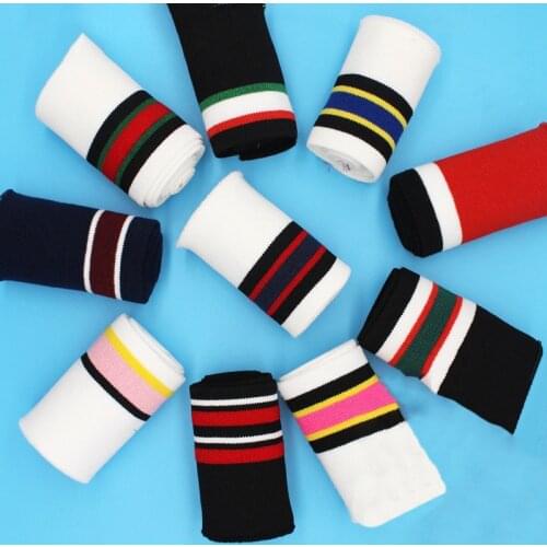 Summer Rib Spandex Fabric Knit Collar Fabric For Cuffs Neckline Hem Uniform And Polo Shirt Accessories KA17-1