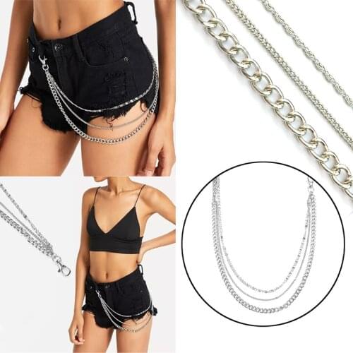 Fashion Punk Gold Waist Chain Belt For Women Long Tassel Waistbands Dress Decoration Sexy Charm Party Body Jewelry 2021#P30