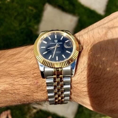 PAGANI DESIGN Mens Watches Japan NH35A Automatic Mechanical Men Top Luxury Brand 100m Waterproof Wrist Watch Relogio Masculino