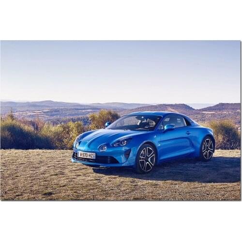 Alpine A110 Supercar Posters and Prints Canvas Painting Modern Wall Picture For Living Room Decor