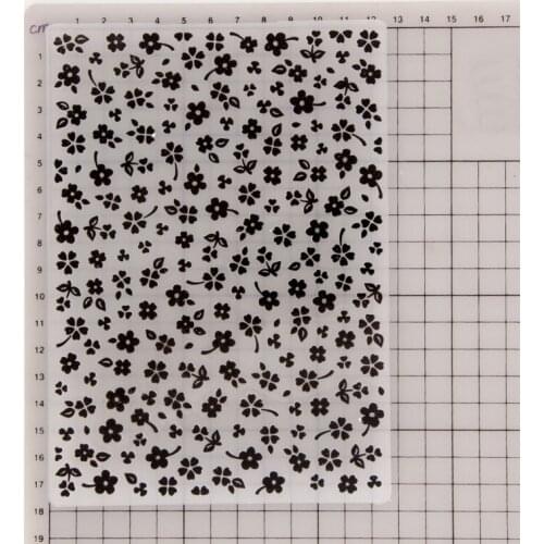 Clover Plastic Embossing Folder Stencil Template DIY Craft Making Pattern Background Paper Card Scrapbooking Album Decor
