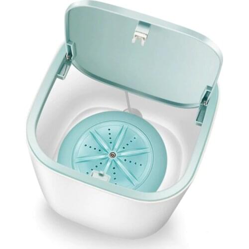 Turbo Automatic Electric Roller Mini Washing Machine Quick Clean Washing Tool for Outdoor Travel