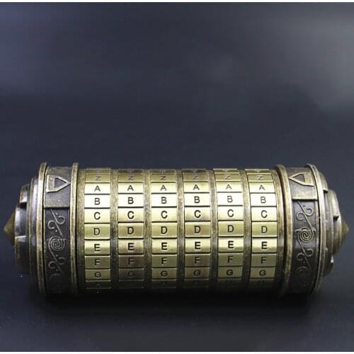 Educational Toys Metal Cryptex Locks Gift Ideas Code Lock To Marry Lover Escape Chamber Props
