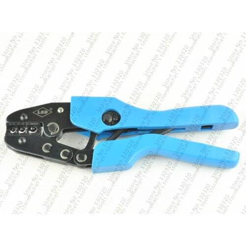 Manual ratchet terminal crimping plier for non Insulated Terminals and connector 4-16mm2 12-6AWG AN-616TD