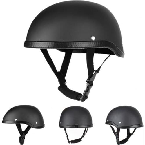 Reliable Durable Safe Helmet Vintage Quick Release Buckle ABS Open Face Half Helmet for Mountain Bike Motorcycle Accessories