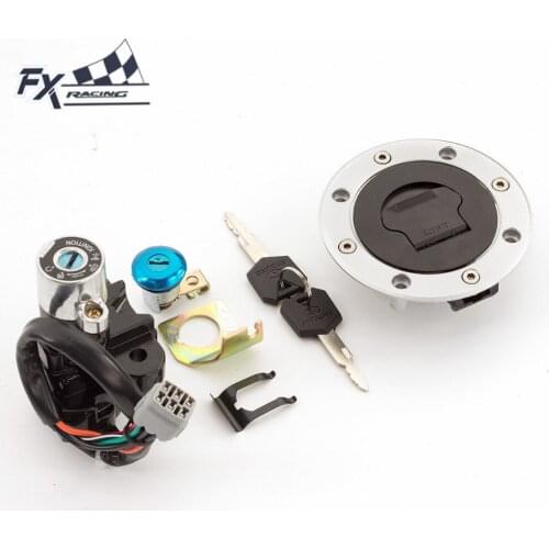 Ignition Switch Fuel Gas Cap Lock Key Set For GSXR GSX-R 600 750 1000 1100 GSXR600 GSXR750 GSXR1000