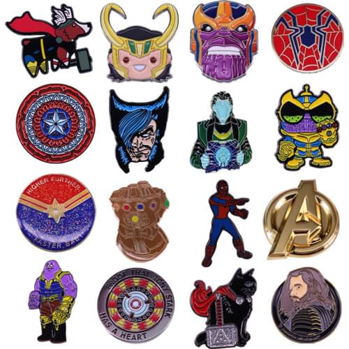 Funny Movies Tv Hard Enamel Pins Anime Brooches Women Men Lapel Badges Backpack Collar fashion jewelry Gifts For Kids Friend