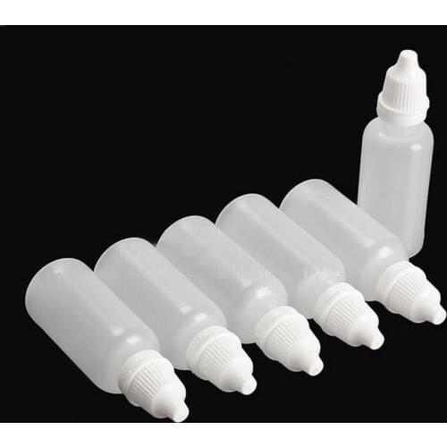 10ml 1PCS Eye Drops Bottle Small Drop Bottles Plastic Empty Storage Case Squeezable Dropper Bottles Eye Liquid Dropper