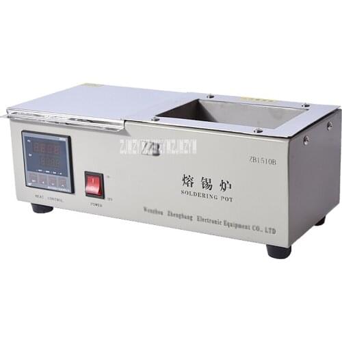 1PC Solder Pot ZB1510B/D Digital Display 600W 150* 100* 70mm Soak Soldering Machine Soldering Tin Stove