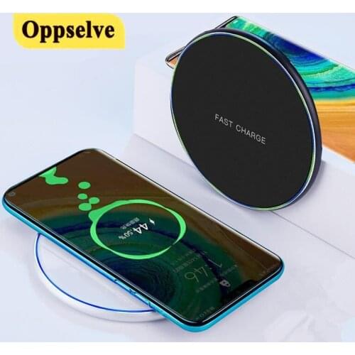 10W Qi Magnetic Wireless Charger For iPhone Fast Wirless Charging Pad For Huawei P50 Xiaomi Samsung Wireless Qi Charger Adapter
