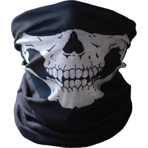 2021 Cycling Outdoor Skull Seamless Balaclava Magic Scarf Men Women Sun Protection Bandana Neck Gaiters Riding Camping Scarf