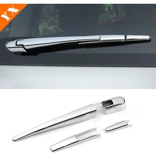 For NIssan Patrol Armada Y62 2017 2018 Accessories 4pcs ABS Chrome Car Rear Wiper Cover Trim