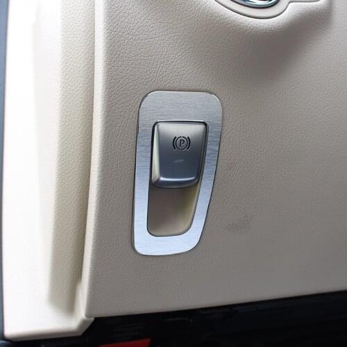 Alumium Alloy Electronic Handbrake Trim For Mercedes Benz C Class W205 C180 C200 GLC260 2015 2016 Car Accessories