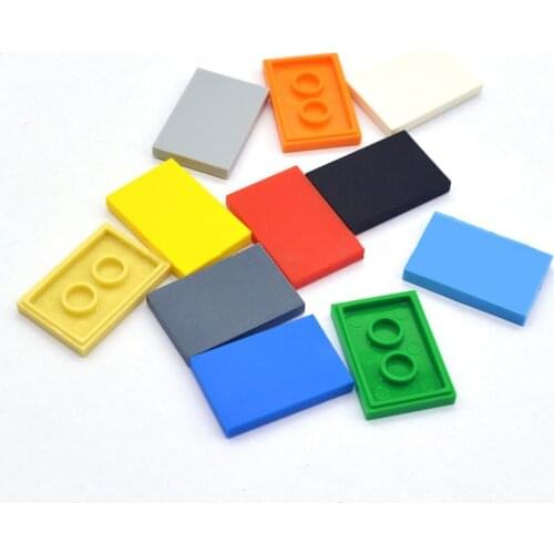 500PCS DIY Building Blocks Thin Figure Bricks Smooth 2x3 Dots Educational Creative Toys for Children Size Compatible With Brand