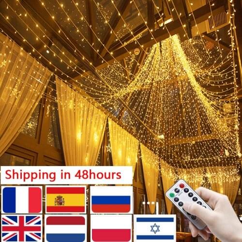 Christmas Lights10M-100M Led String Fairy Lights Outdoor Garlands Festoon For Tree Wedding Party Holiday Garden Room Decoration