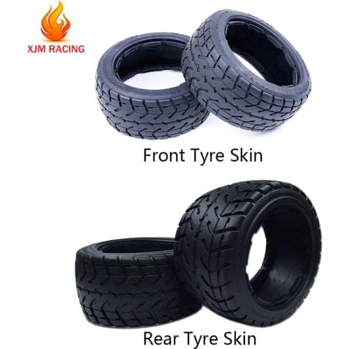 On-road Front or Rear Tyre Skin Set for 1/5 Hpi Rovan Km Baja 5b Rc Car Parts
