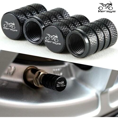 VERSYS Motorcycle Tire Valve Air Port Stem Cover Cap Plug CNC Aluminum Accessories for Kawasaki Versys 650 1000 X300 2008 - 2019