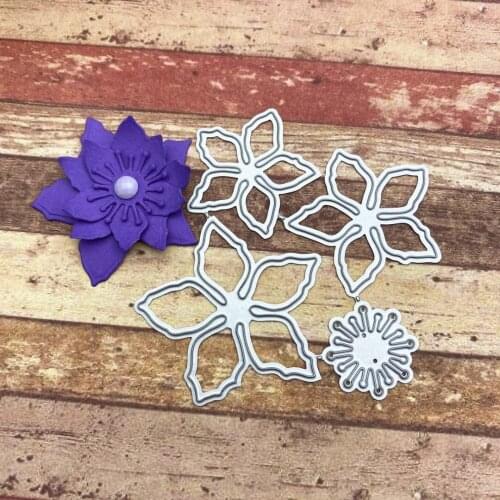 Petals DIY Scrapbooking Photo Album Paper Card Craft Cute Embossing Metal Cutting Dies Stencils Scrapbooking Leaves