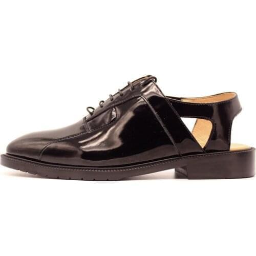 Summer Designer Retro Hollow Out Oxford Shoes for Men Lace Up Genuine Leather Breathable Dress Shoes Sapato Masculino Big Size