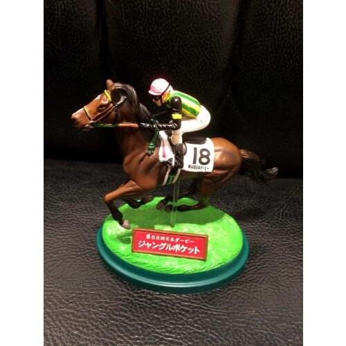 Mini pvc figure model toy horse race rider18