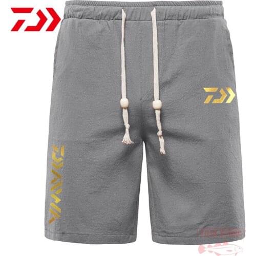 2021 Daiwa Men Fishing Shorts Summer Thin Outdoor Sport Quick Dry Breathable Fishing Clothing Beach Pants Casual Fishing Pants